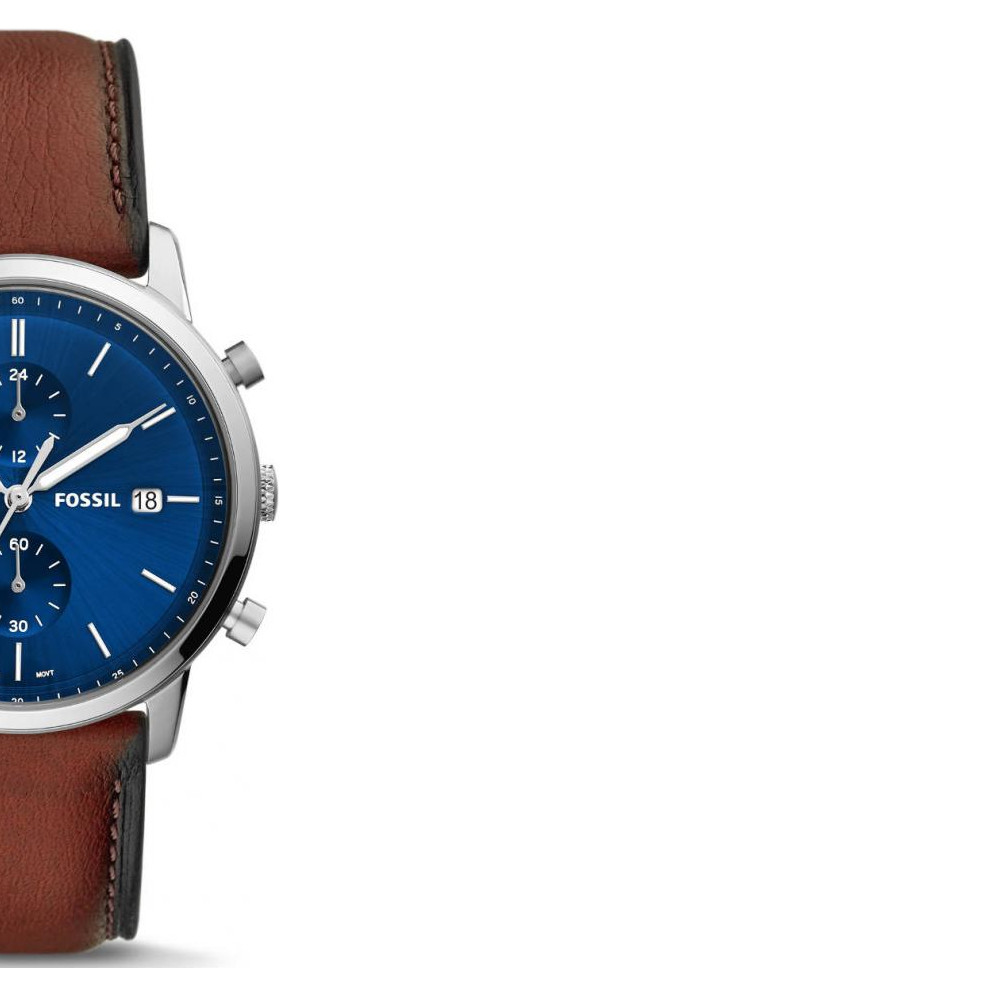 Fossil Minimalist Chronograph Fs Zegarek M Ski Zegarkicentrum Pl