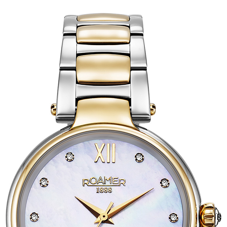 Roamer Slim Line Diamond 512847 47 89 20 Zegarek Damski