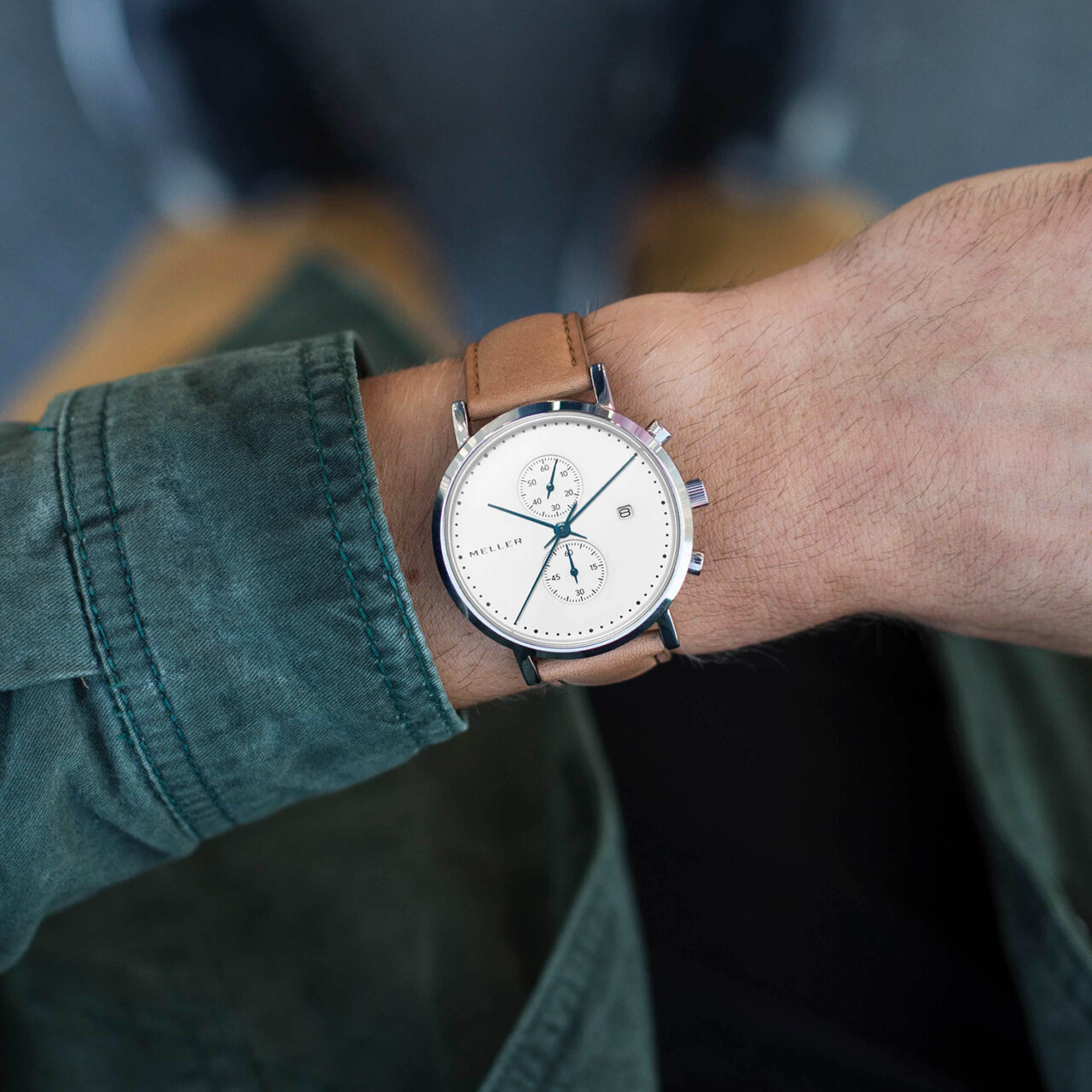 Meller Makonnen Dag Camel Chronograf 4PB1CAMEL  zegarek męski 10