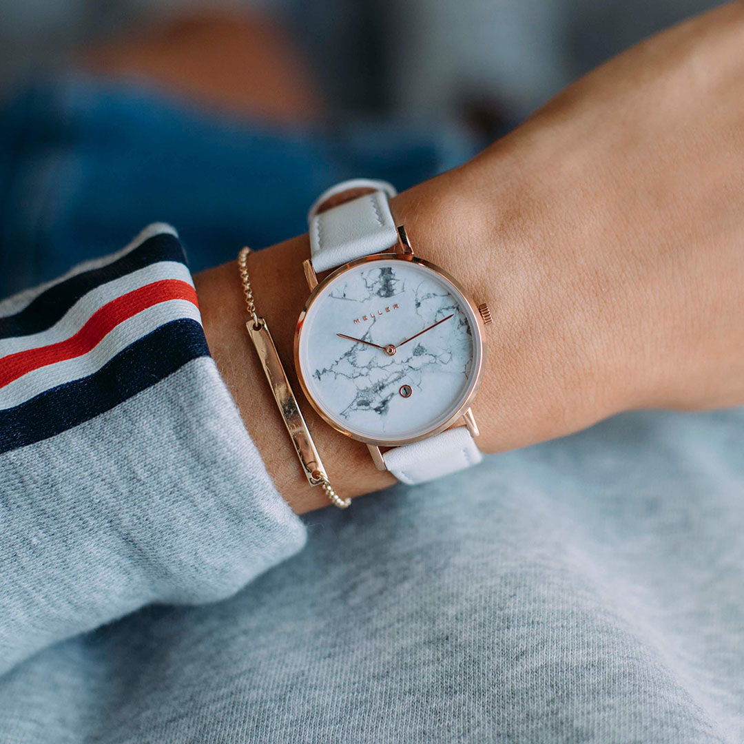 Meller Astar Dag Marble W1R1WHITE  zegarek damski 10