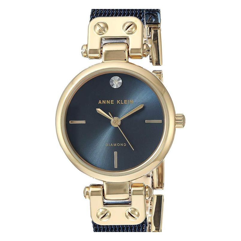 Anne Klein AK3003GPBL - zegarek damski 7