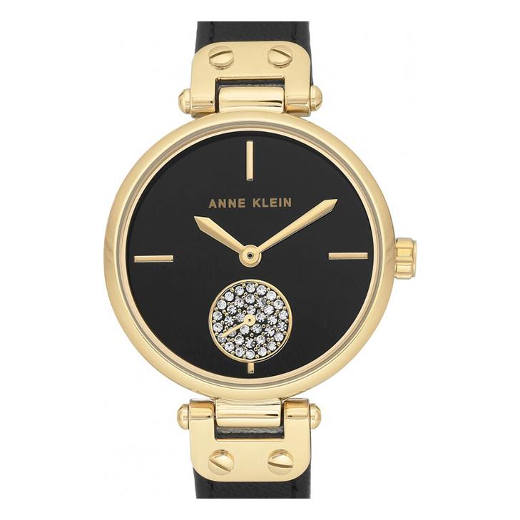 Anne Klein AK3380BKBK - zegarek damski 7