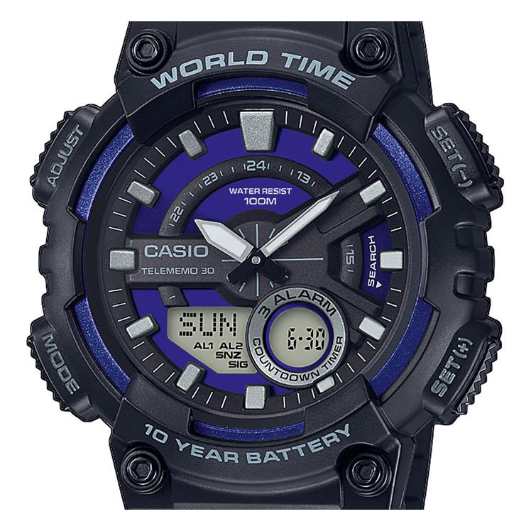 Casio Standard Combo AEQ-110W-2A2 - zegarek męski 7