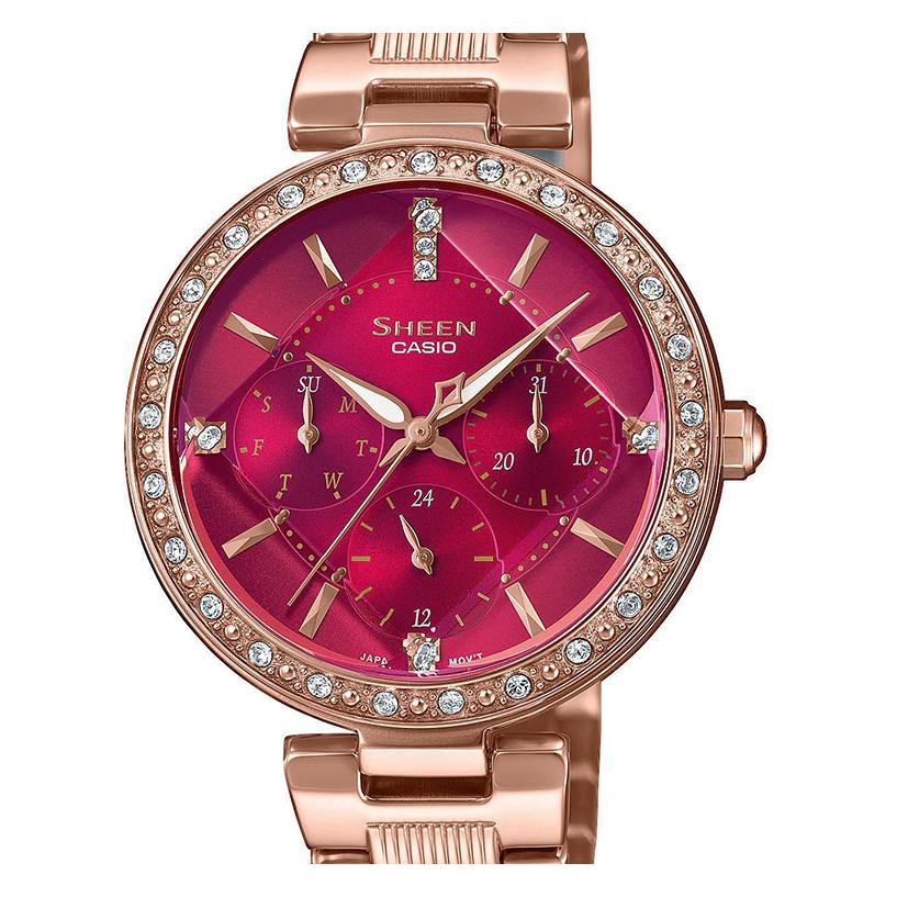 Casio Sheen SHE-3068PG-4B - zegarek damski 7