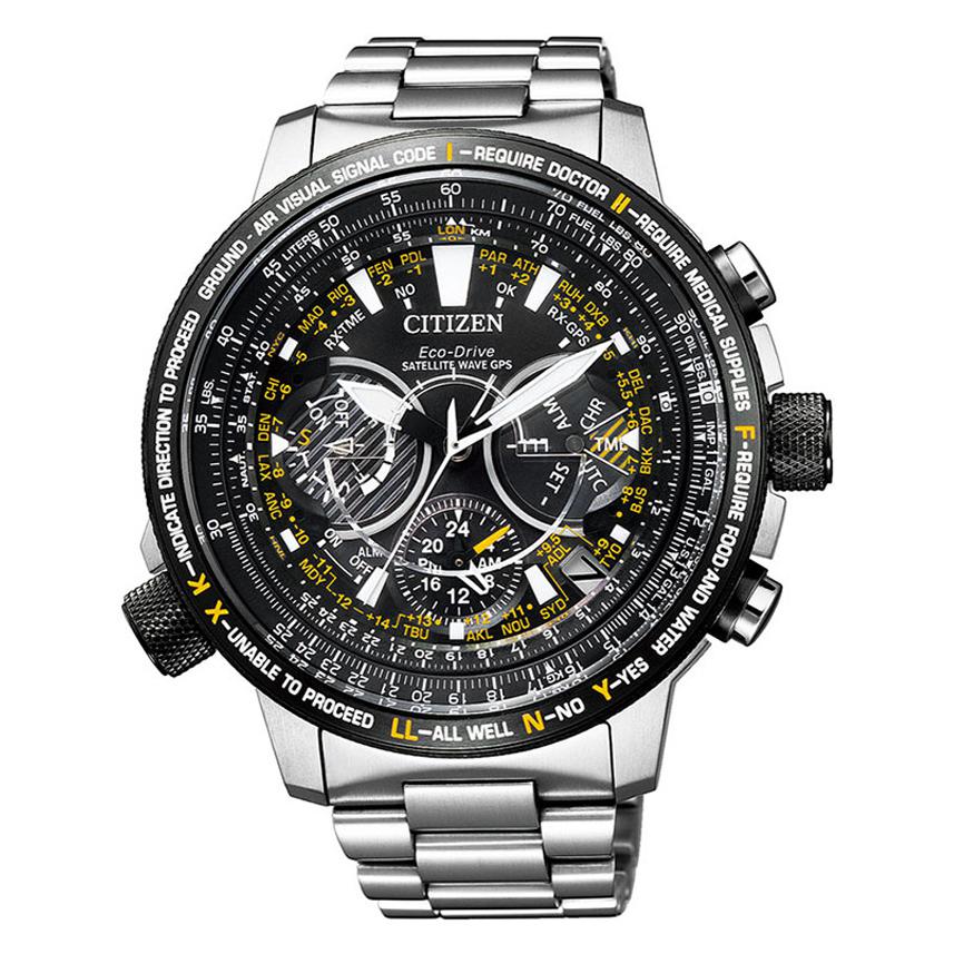 Citizen SATELLITE WAVE CC7014-82E - zegarek męski 1