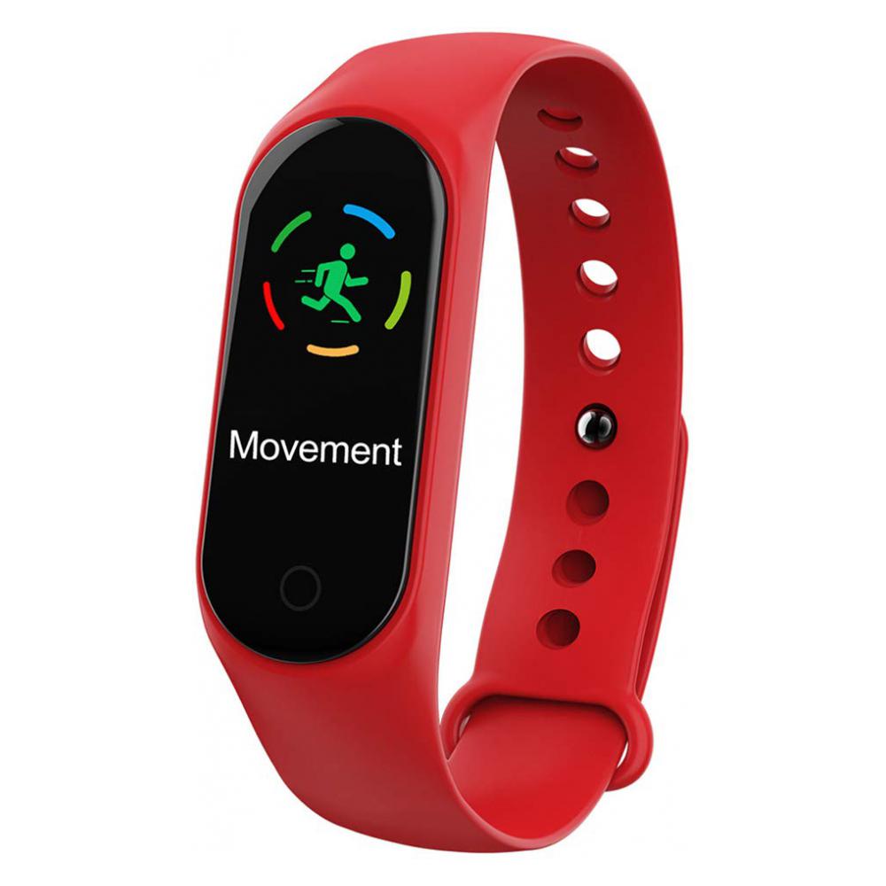 SMARTBAND OPASKA SPORTOWA GARETT FIT 7 PLUS CZERWONY - 5903246284485 1