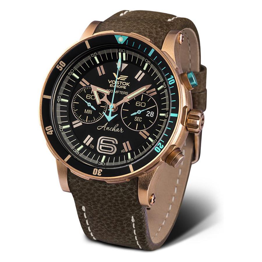 Vostok Europe Anchar Chrono Limited 6S21-510O585 - zegarek męski 1