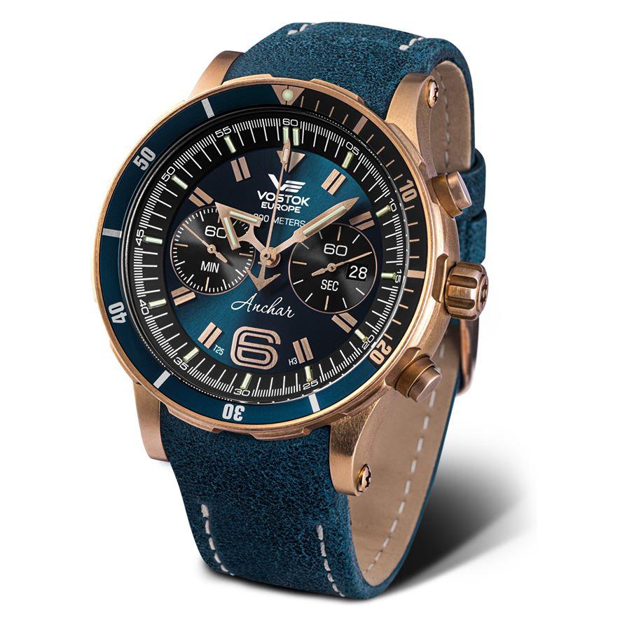 Vostok Europe Anchar Chrono Limited 6S21-510O586 - zegarek męski 1