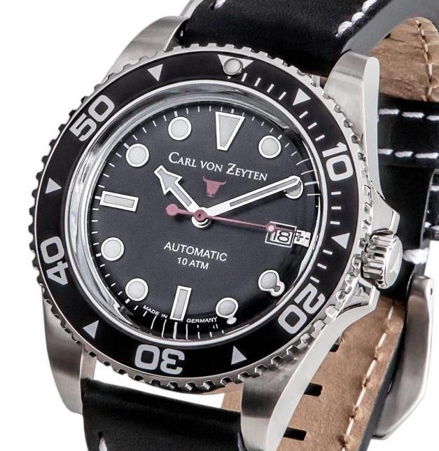 Carl Von Zeyten Automatic CVZ0030BK - zegarek męski 7