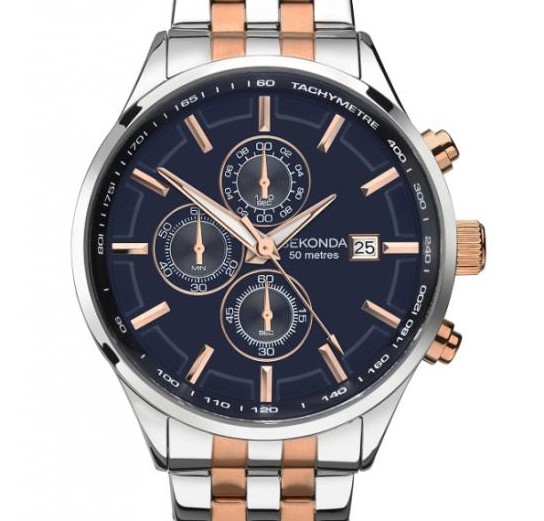 Sekonda Chronograph SEK1107 - zegarek męski 7
