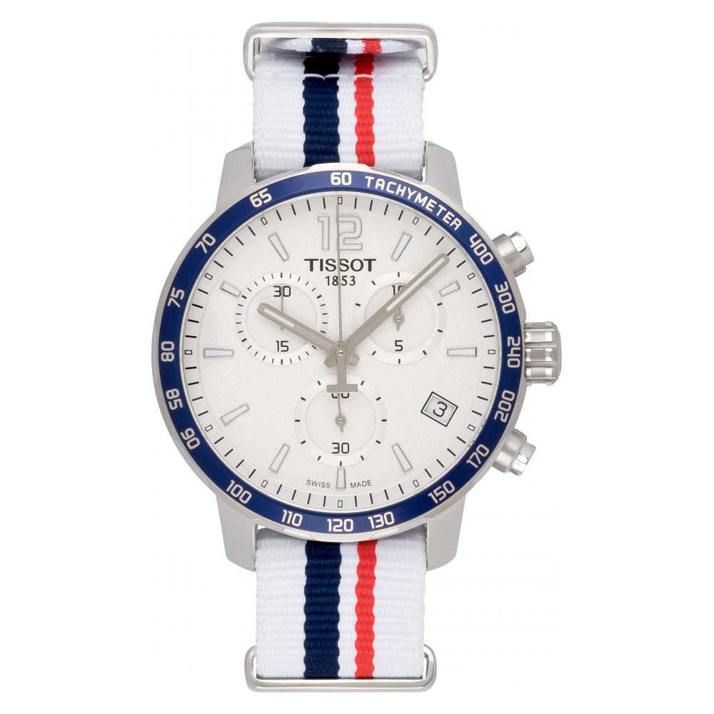 Tissot QUICKSTER NATO CHRONOGRAPH T095.417.17.037.09 - zegarek męski 1