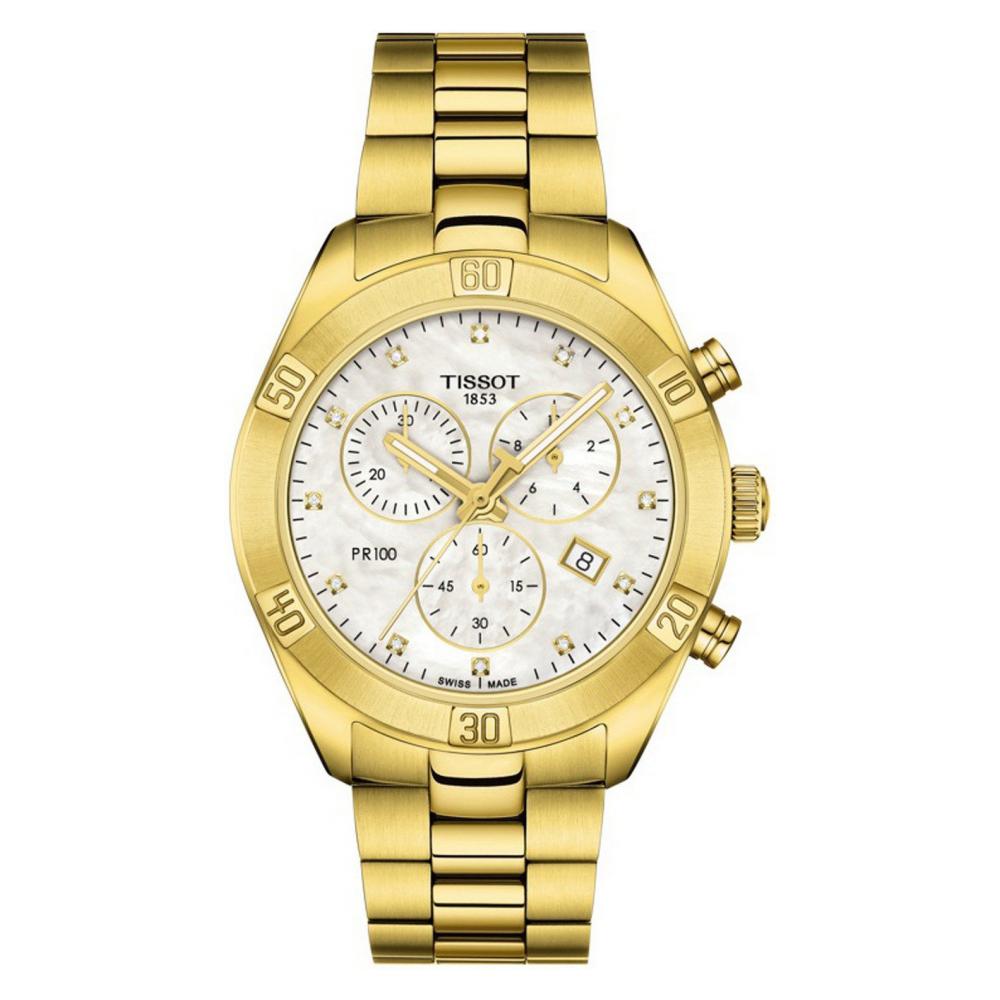 Tissot PR 100 SPORT CHIC CHRONOGRAPH T101.917.33.116.01 - zegarek damski 1