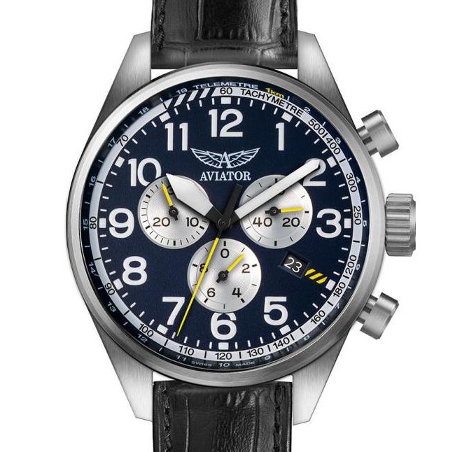 Aviator P45 Chrono V.2.25.0.170.4 - zegarek męski 7