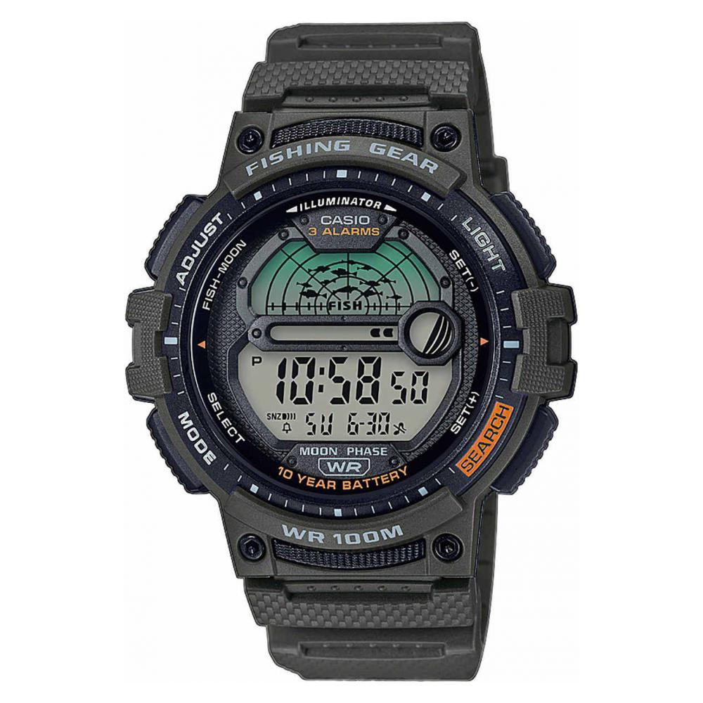 Casio  Sport Fishing Gear Digital WS-1200H-3A - zegarek męski 1