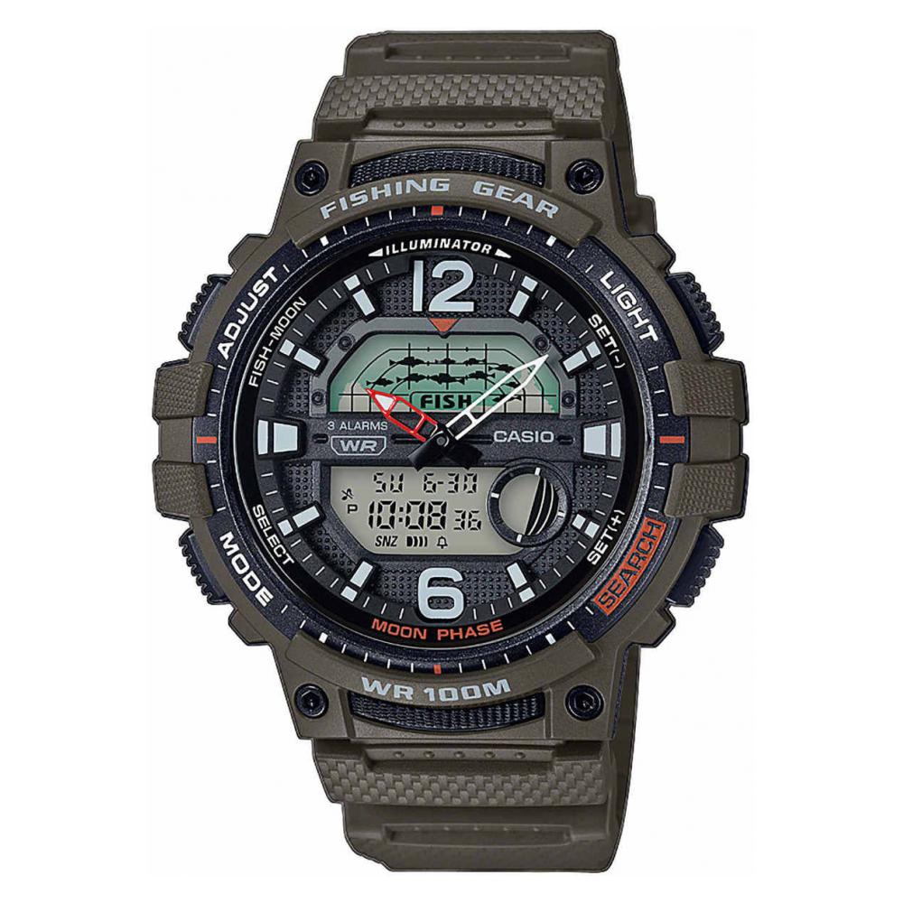 Casio  Sport Fishing Gear Digital Combi WSC-1250H-3A - zegarek męski 1