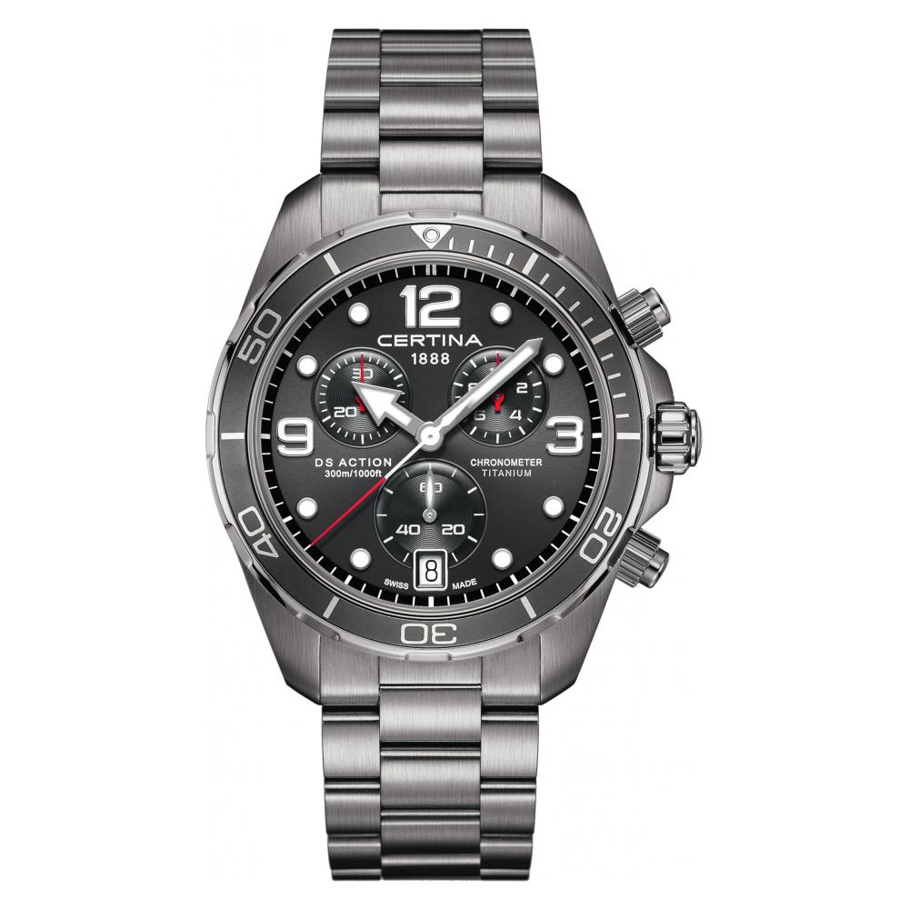 Certina DS Action Chronometer Titanium C032.434.44.087.00 - zegarek męski 1