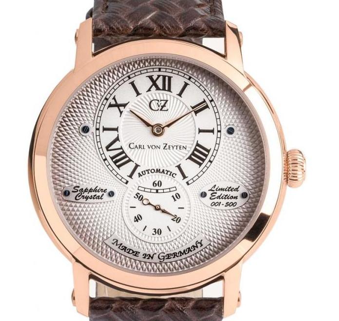 Carl Von Zeyten Automatic Limitowana edycja CVZ0066RWH - zegarek męski 7