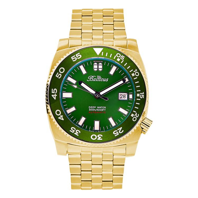 Balticus DEEP WATER GOLD GREEN BTDWGG - zegarek męski 1