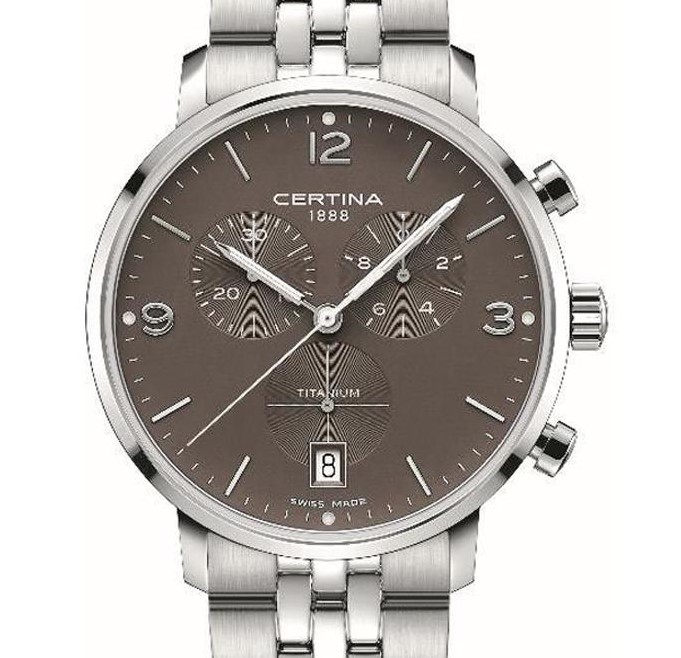 Certina DS Caimano Gent Precidrive Chrono Titanium C035.417.44.087.00 - zegarek męski 7