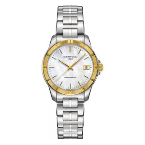 Certina DS Jubile Lady COSC Chronometer Gold Diamonds C902.251.41.016.00 - zegarek damski