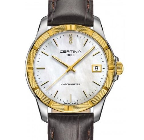 Certina DS Jubile Lady COSC Chronometer Gold Diamonds C902.251.46.016.00 - zegarek damski 7