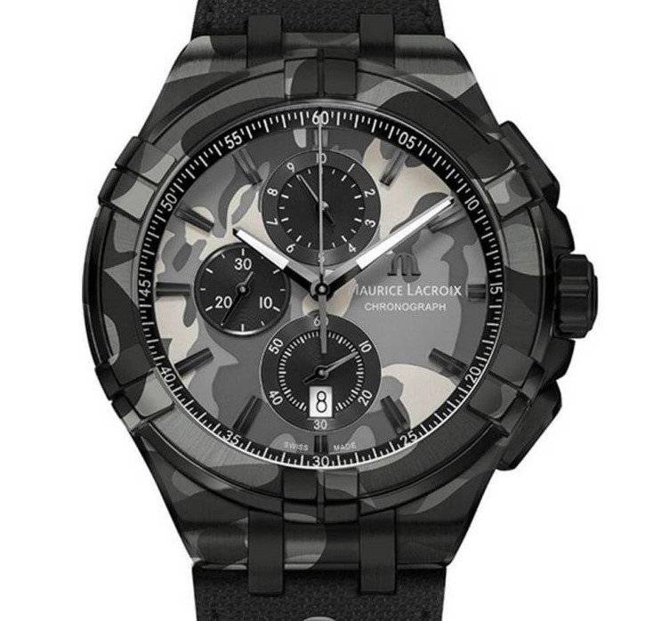 Maurice Lacroix Aikon Chronograph Camouflage AI1018-PVB02-336-1 - zegarek męski 7