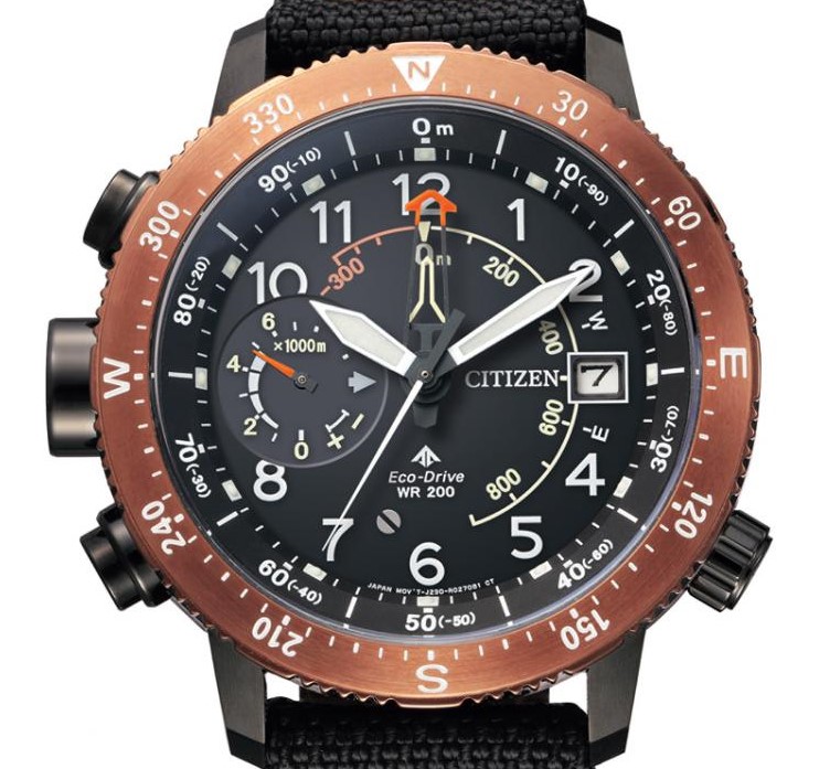 Citizen Promaster Eco-Drive Sky Altichron Diver BN4049-11E - zegarek męski 7
