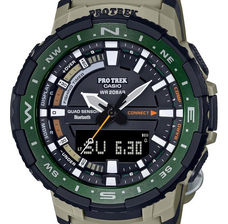 Casio Pro Trek PRT-B70-5 - zegarek męski 7