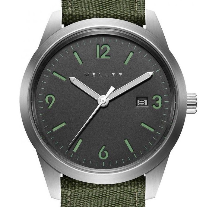 Meller Luwo Grey Olive 10PG-5GREEN - zegarek męski 7