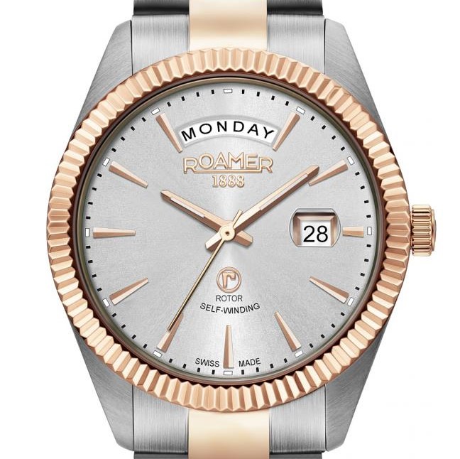 Roamer PRIMELINE DAYDATE 981662 47 15 90 - zegarek męski 7