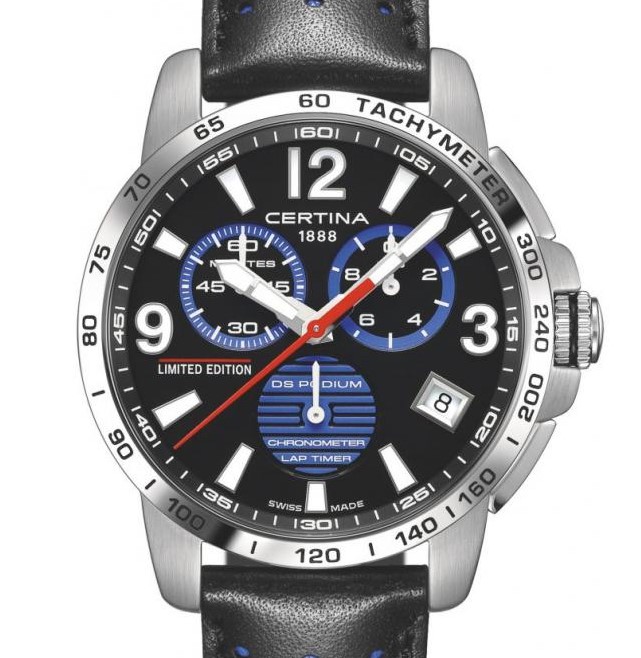 Certina  DS PODIUM CHRONO LAP TIMER COSC CHRONOMETER YAMAHA LIMITED EDITION C034.453.16.057.20 - zegarek męski 7