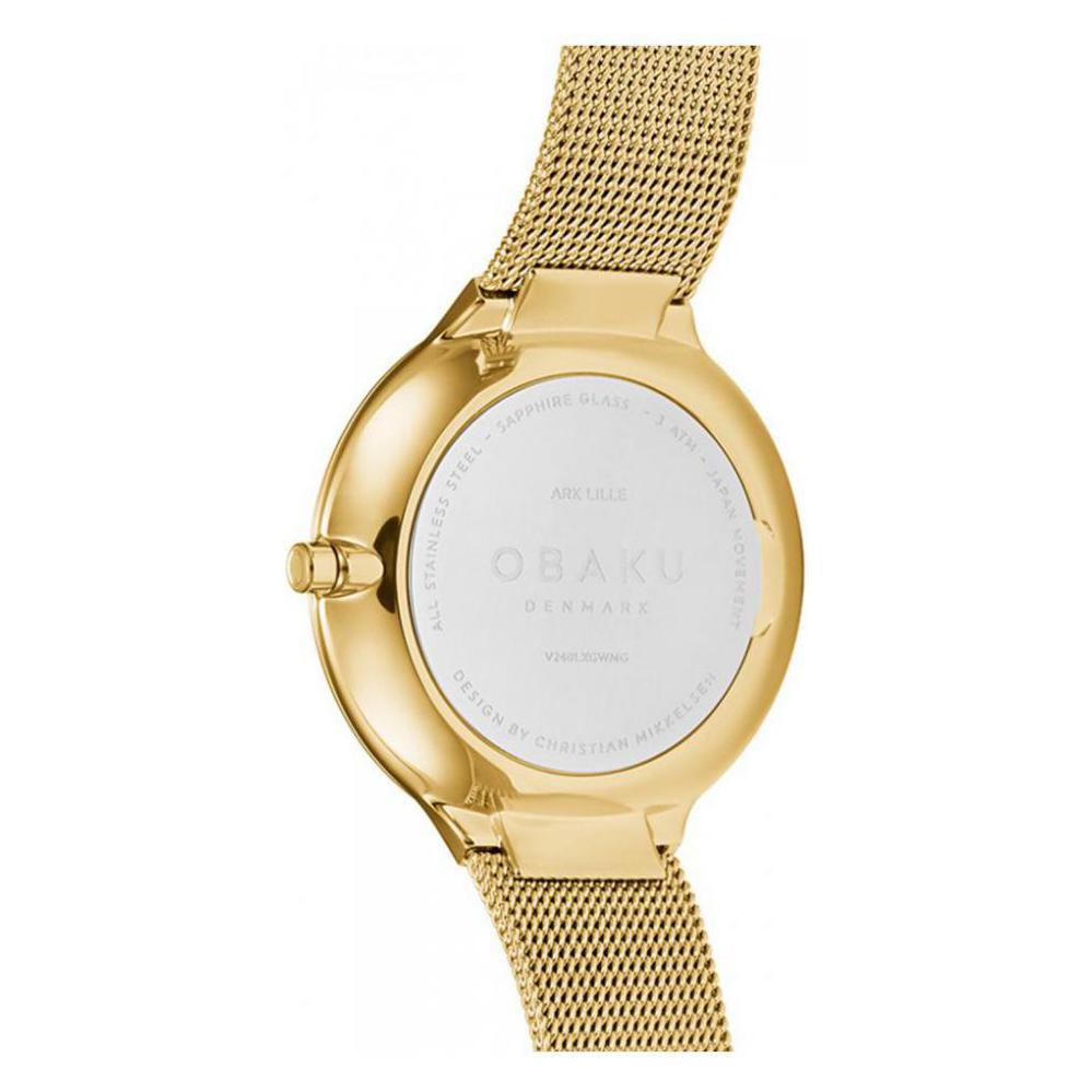 Obaku ARK LILLE - GOLD V240LXGWMG - zegarek damski 8