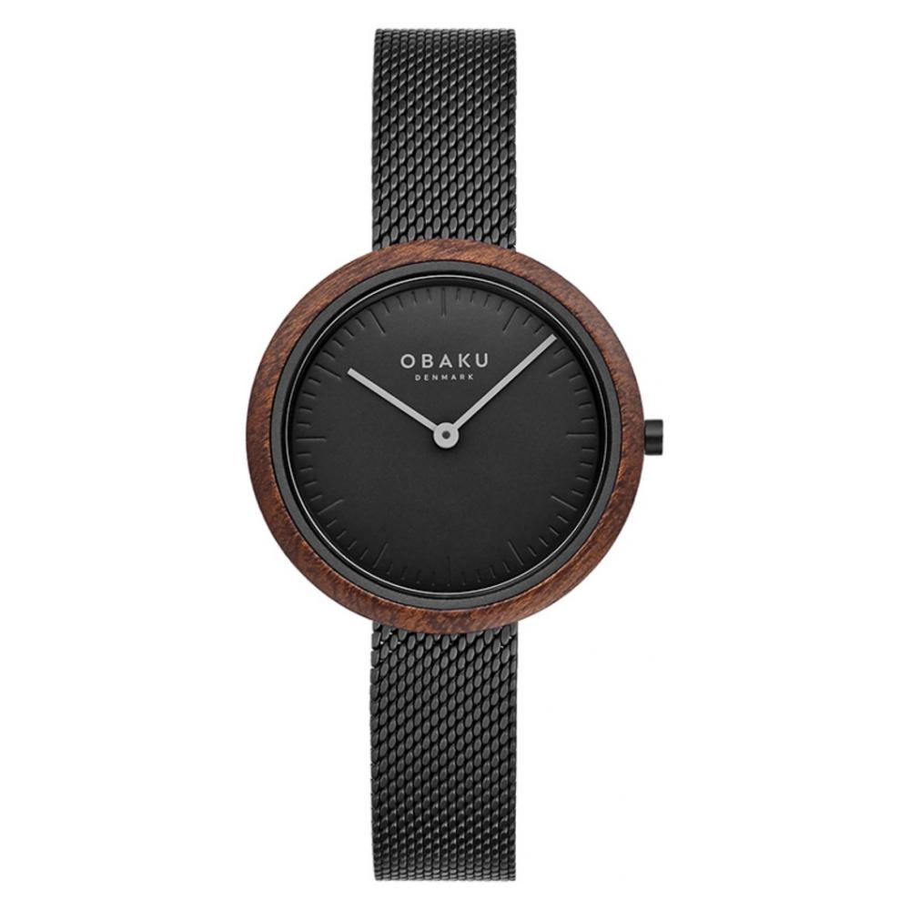 Obaku TRAE LILLE - CHARCOAL V245LXBBMB - zegarek damski 1