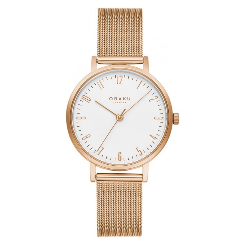 Obaku BRINK LILLE - ROSE V248LXVIMV - zegarek damski 1