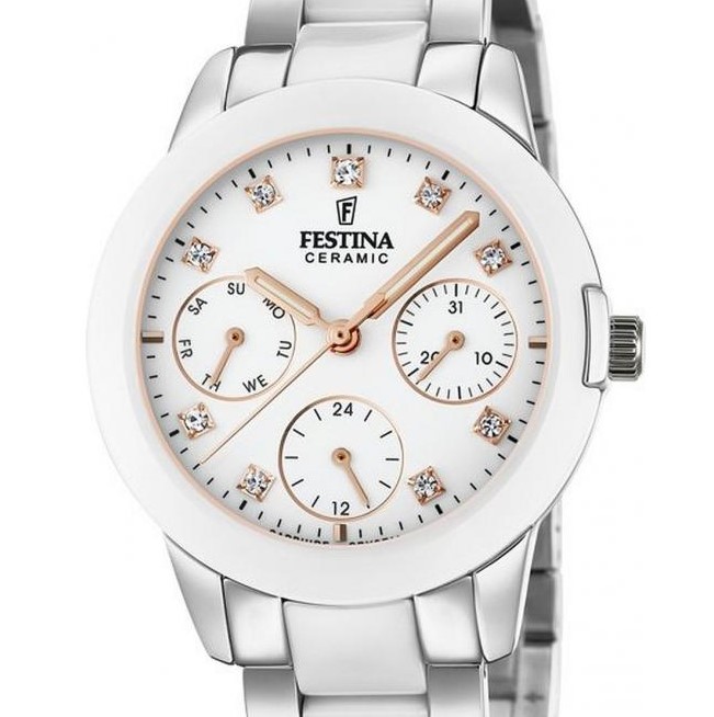 Festina Ceramic F20497-1 - zegarek damski 7