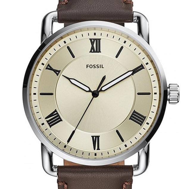 Fossil COPELAND THREE-HAND BROWN LEATHER FS5663 - zegarek męski 7