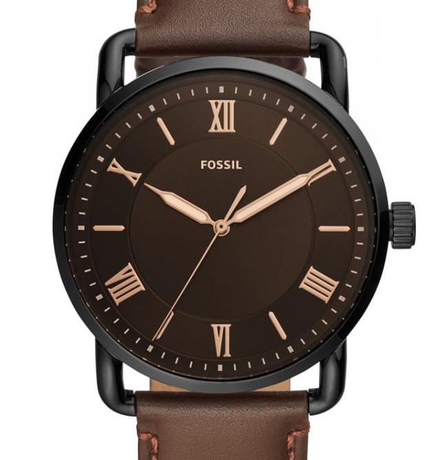 Fossil COPELAND THREE-HAND BROWN LEATHER FS5666 - zegarek męski 7