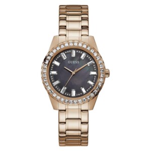 Guess Sparkler Rose Gold GW0111L3 - zegarek damski