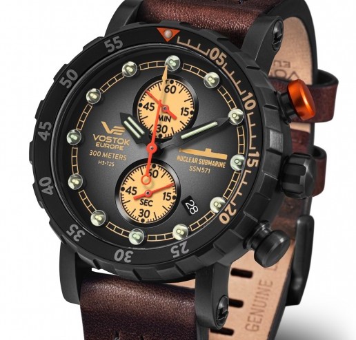 Vostok Europe SSN 571 Nuclear Submarine Chrono VK61-571C611 - zegarek męski 7