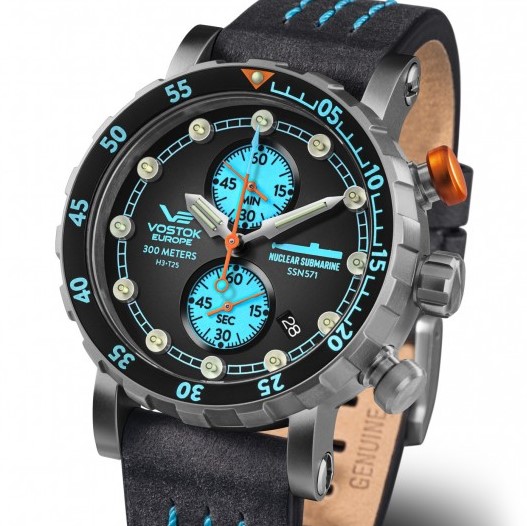 Vostok Europe SSN 571 Nuclear Submarine Chrono VK61-571H614 - zegarek męski 7