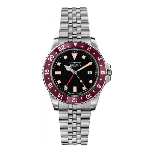 Davosa VINTAGE DIVER QUARTZ 163.500.60 - zegarek męski 1