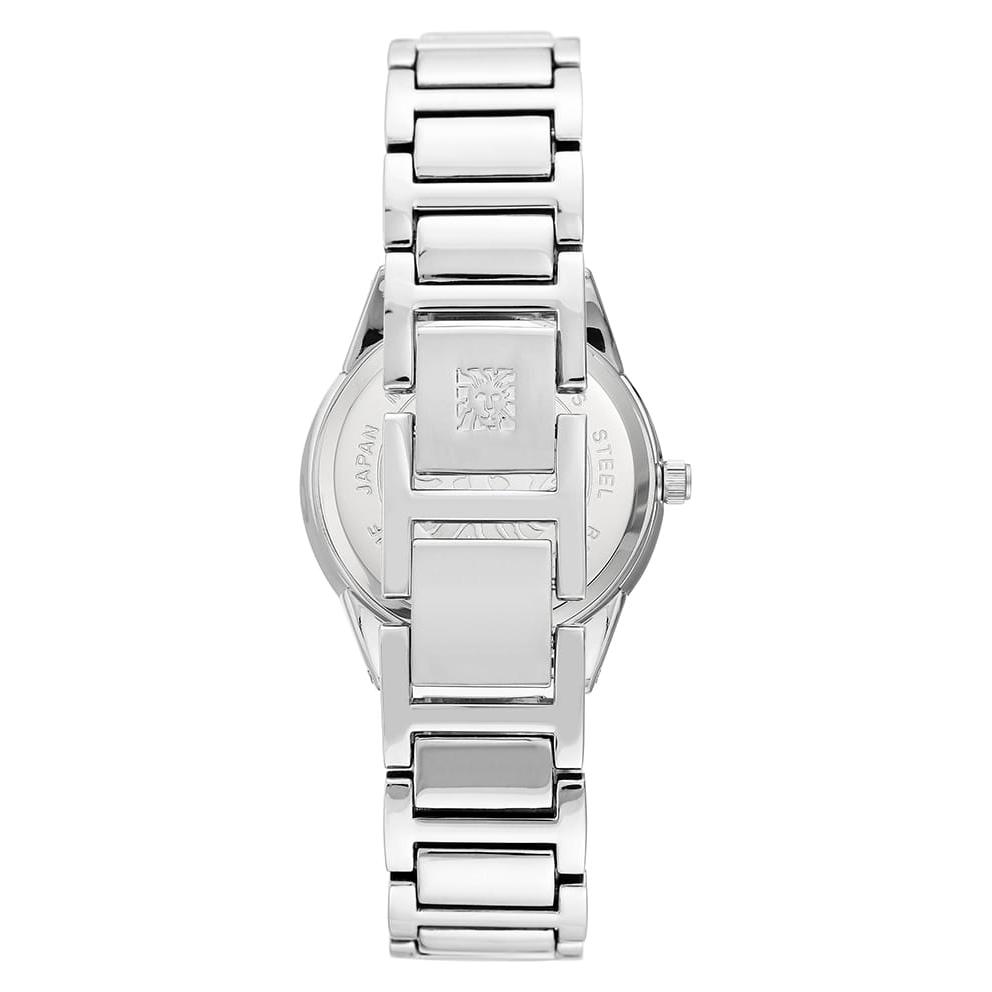 Anne Klein White Silver AK3603WTSV - zegarek damski 9