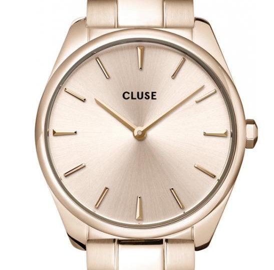 Cluse Feroce Petite Steel Pink Gold Color CW11201 - zegarek damski 7