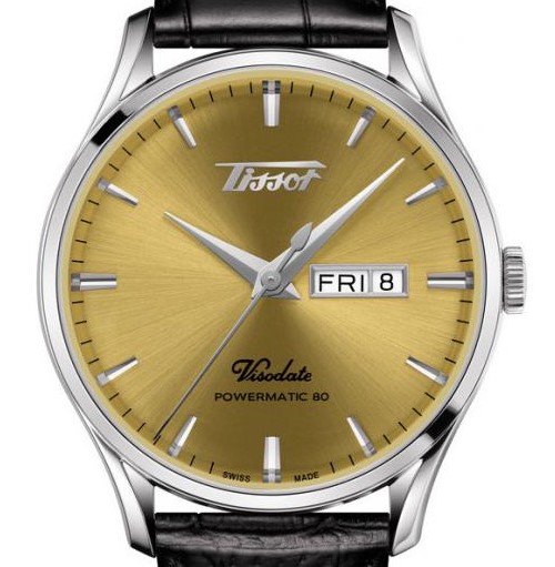 Tissot HERITAGE VISODATE POWERMATIC 80 T118.430.16.021.00 - zegarek męski 7