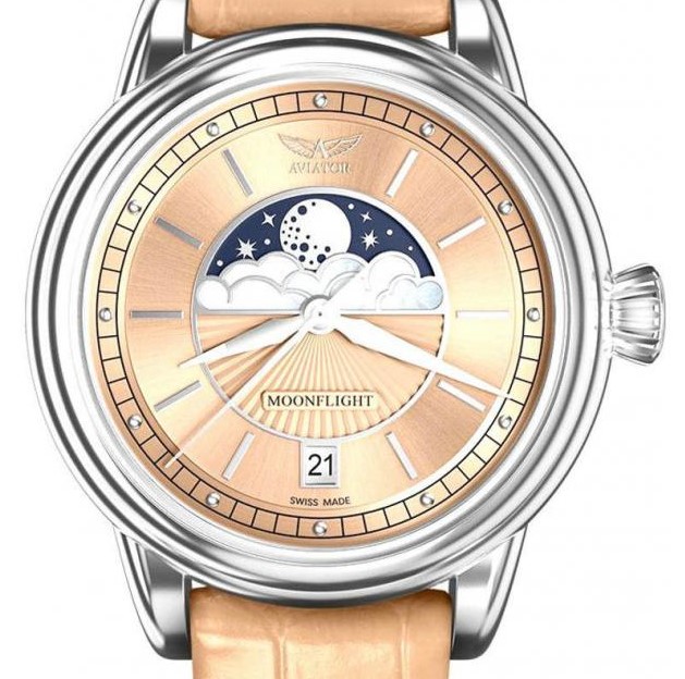Aviator Douglas Moonflight V.1.33.0.259.4 - zegarek damski 7