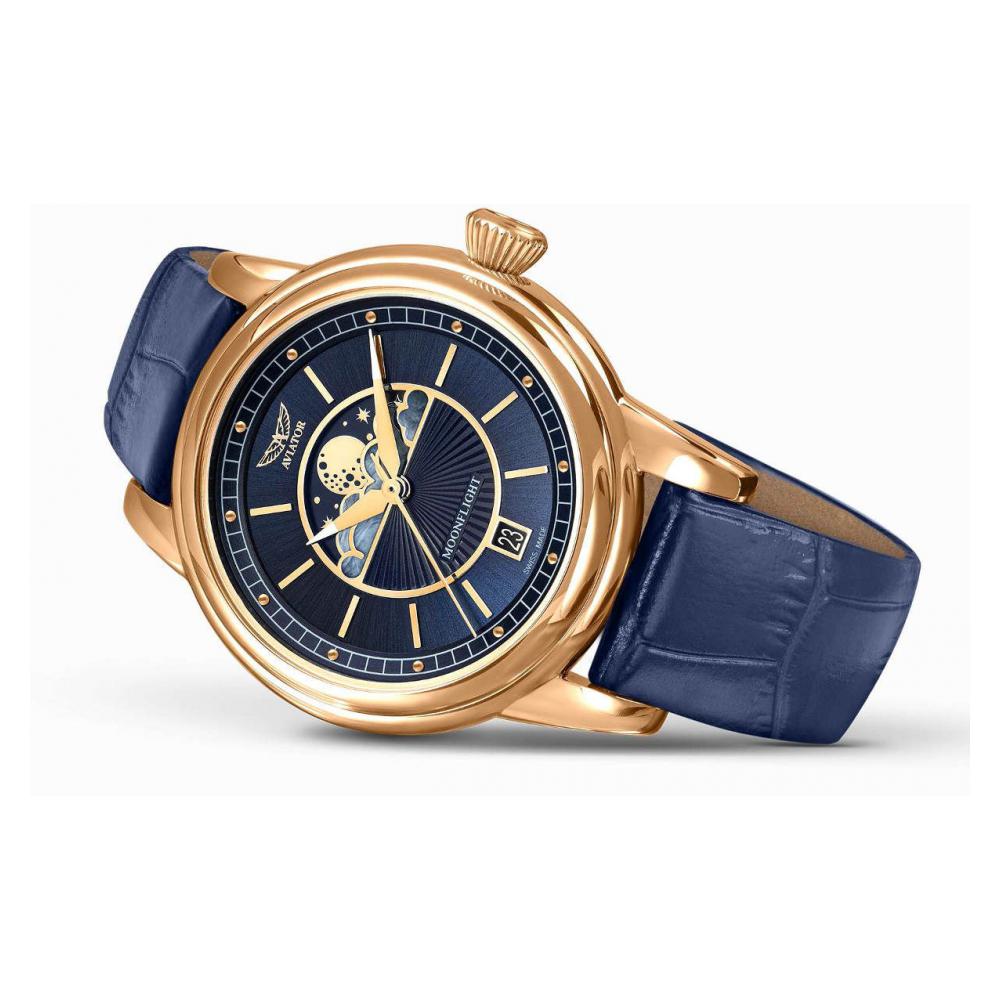 Aviator Douglas Moonflight V.1.33.2.256.4 - zegarek damski 8