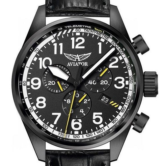 Aviator Airacobra Chronograph V.2.25.5.169.4 - zegarek męski 7