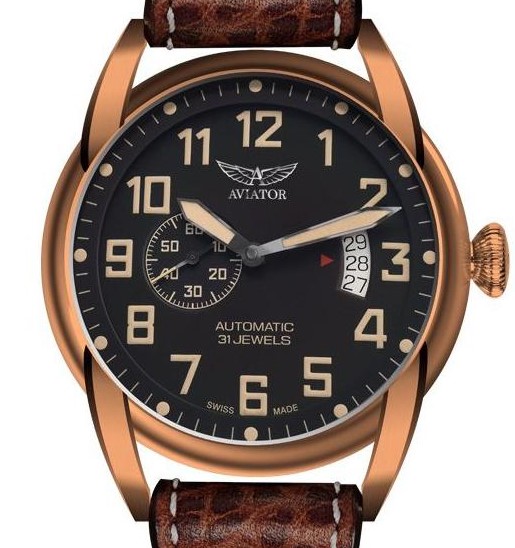 Aviator Bristol Scout Automatic V.3.18.8.162.4 - zegarek męski 7