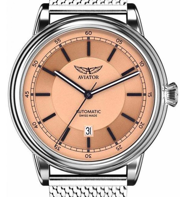 Aviator Douglas Automatic V.3.32.0.244.5 - zegarek męski 7