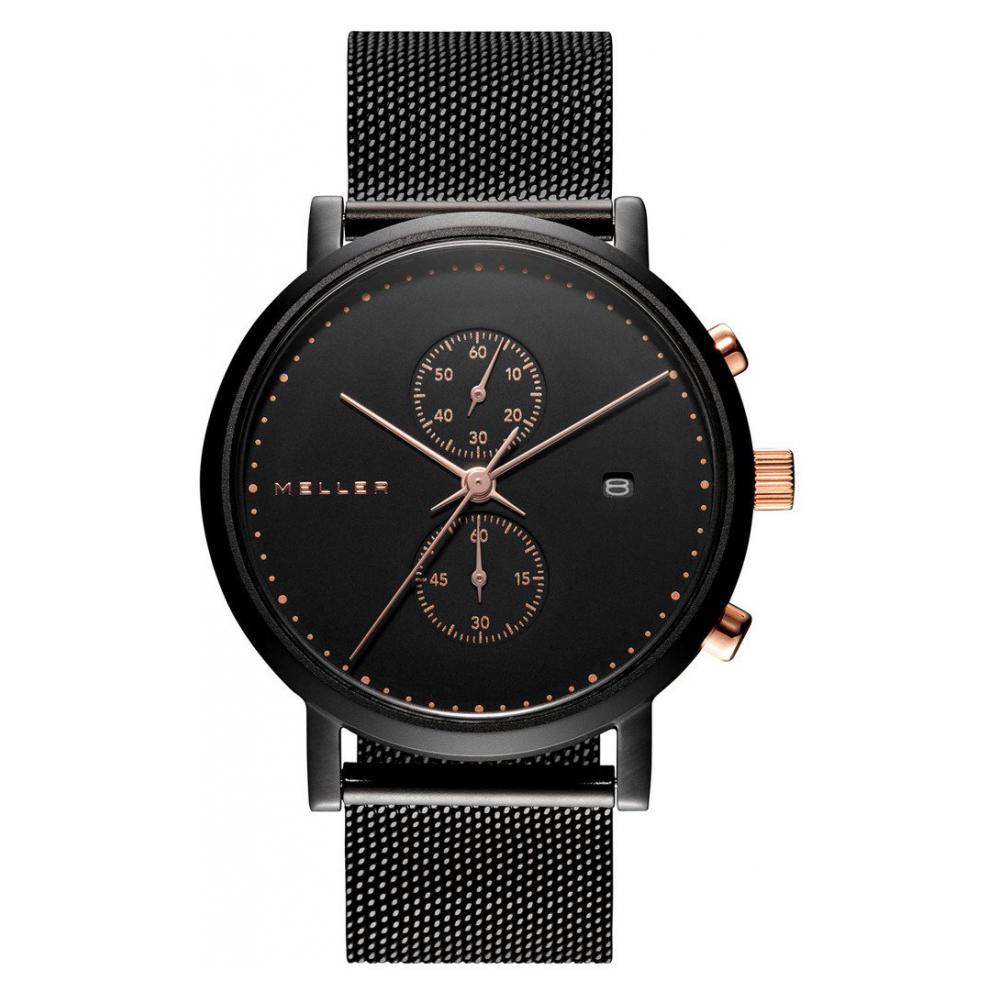 Meller Makonnen Baki Black Chronograph 4NR-2BLACK - zegarek męski 1